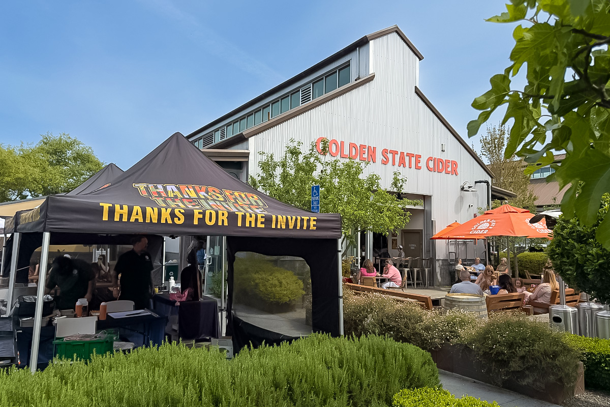 Thanks for the Invite at Golden State Cider